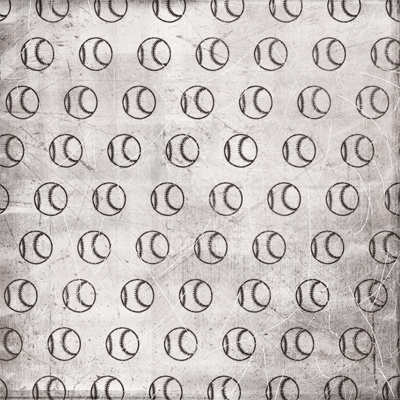 Stamping Station - Softball Shapes Paper